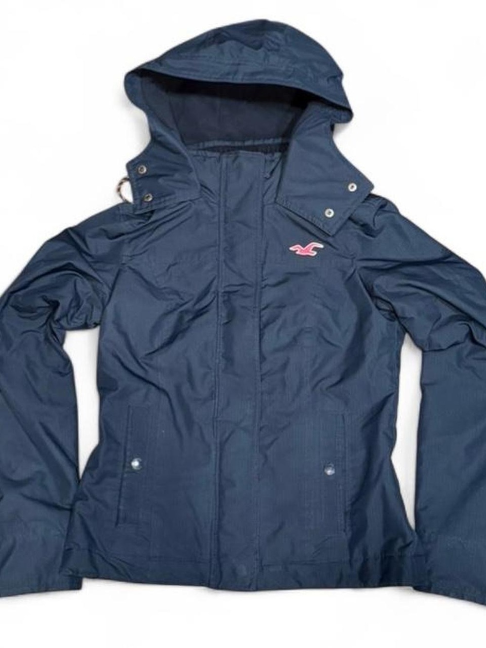 Y2K Hollister California Insulated All Weather Navy Blue Jacket
